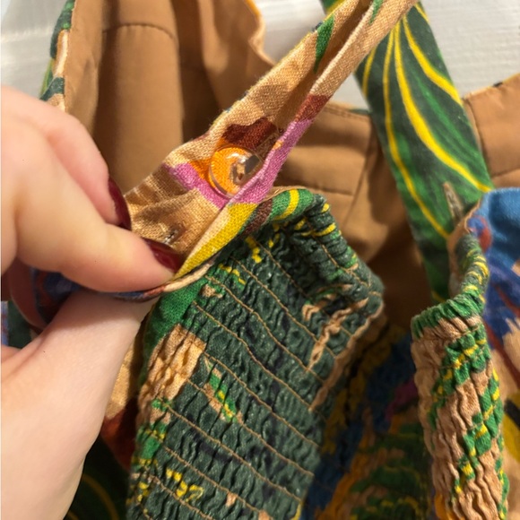 House of Harlow 1960 Vibrant Leaf Print mini dress - Picture 3 of 5